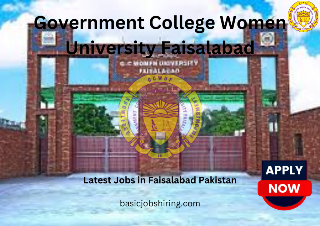 Latest Jobs in Faisalabad Pakistan